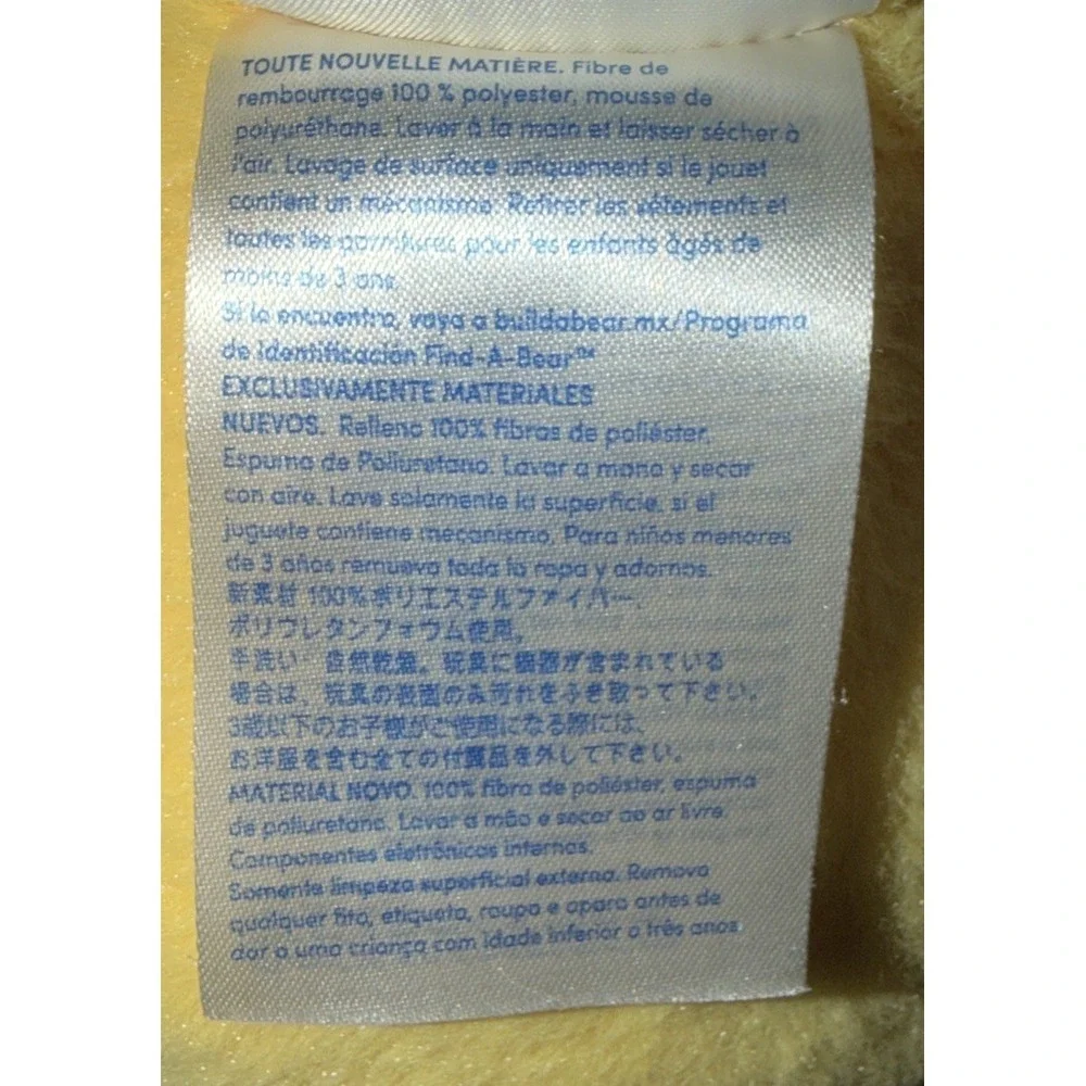 Build-A-Bear Yellow‎ Plush Kabu Bearnice Kawaii  17